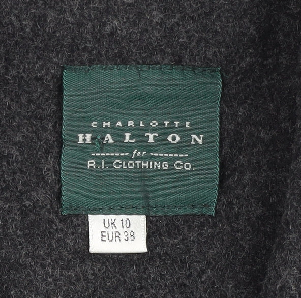 Charlotte Halton Women's Grey Blazer UK 10