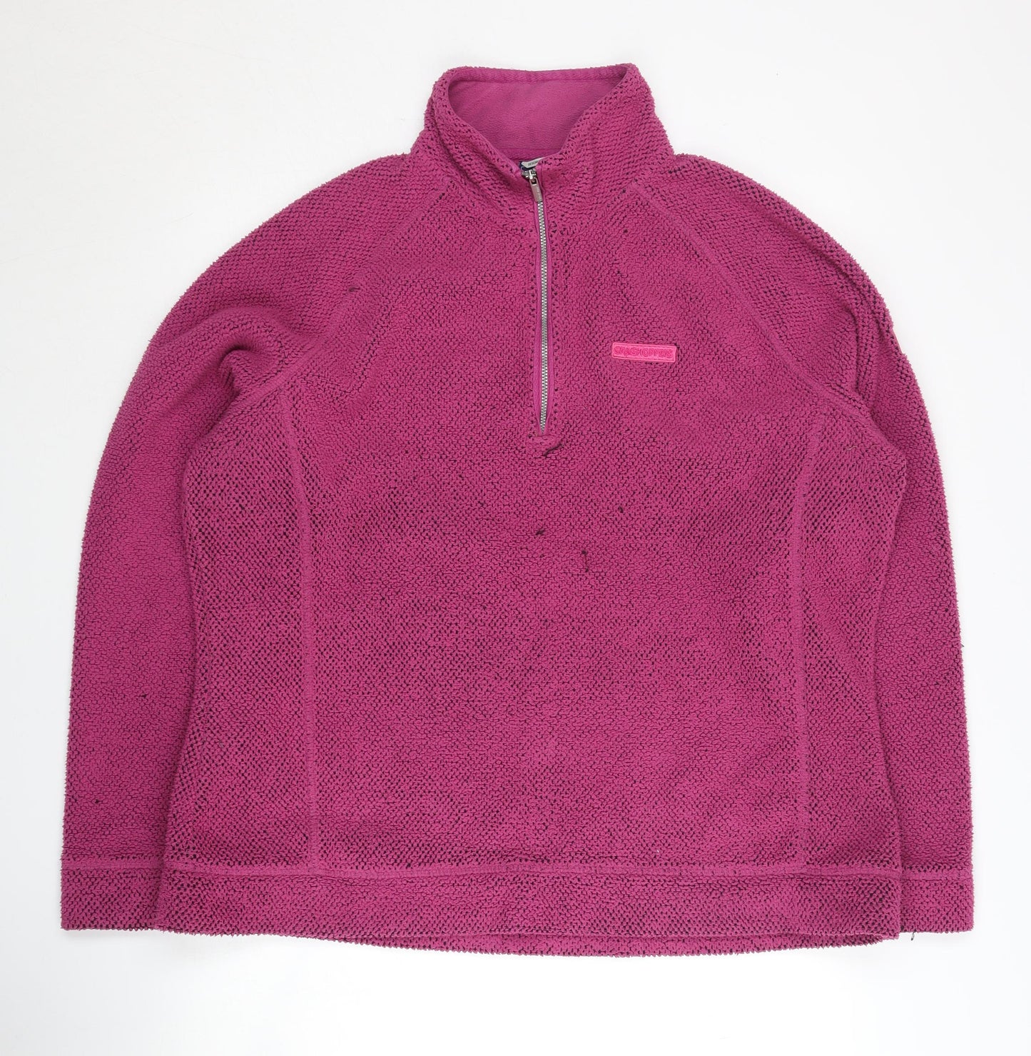 Craghoppers Women's Pink Knit Sweatshirt Size 20