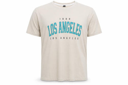 Manfinity Men's 3XL Beige Los Angeles T-Shirt