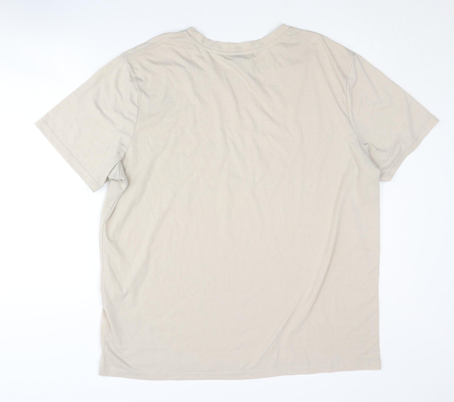 Manfinity Men's 3XL Beige Los Angeles T-Shirt
