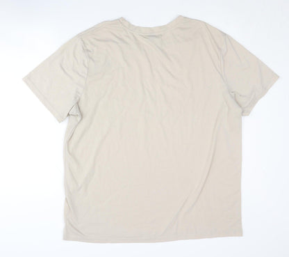 Manfinity Men's 3XL Beige Los Angeles T-Shirt