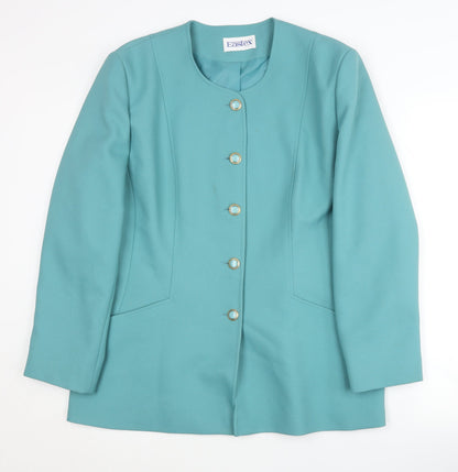 Eastex Women’s Green Suit Jacket Size 16