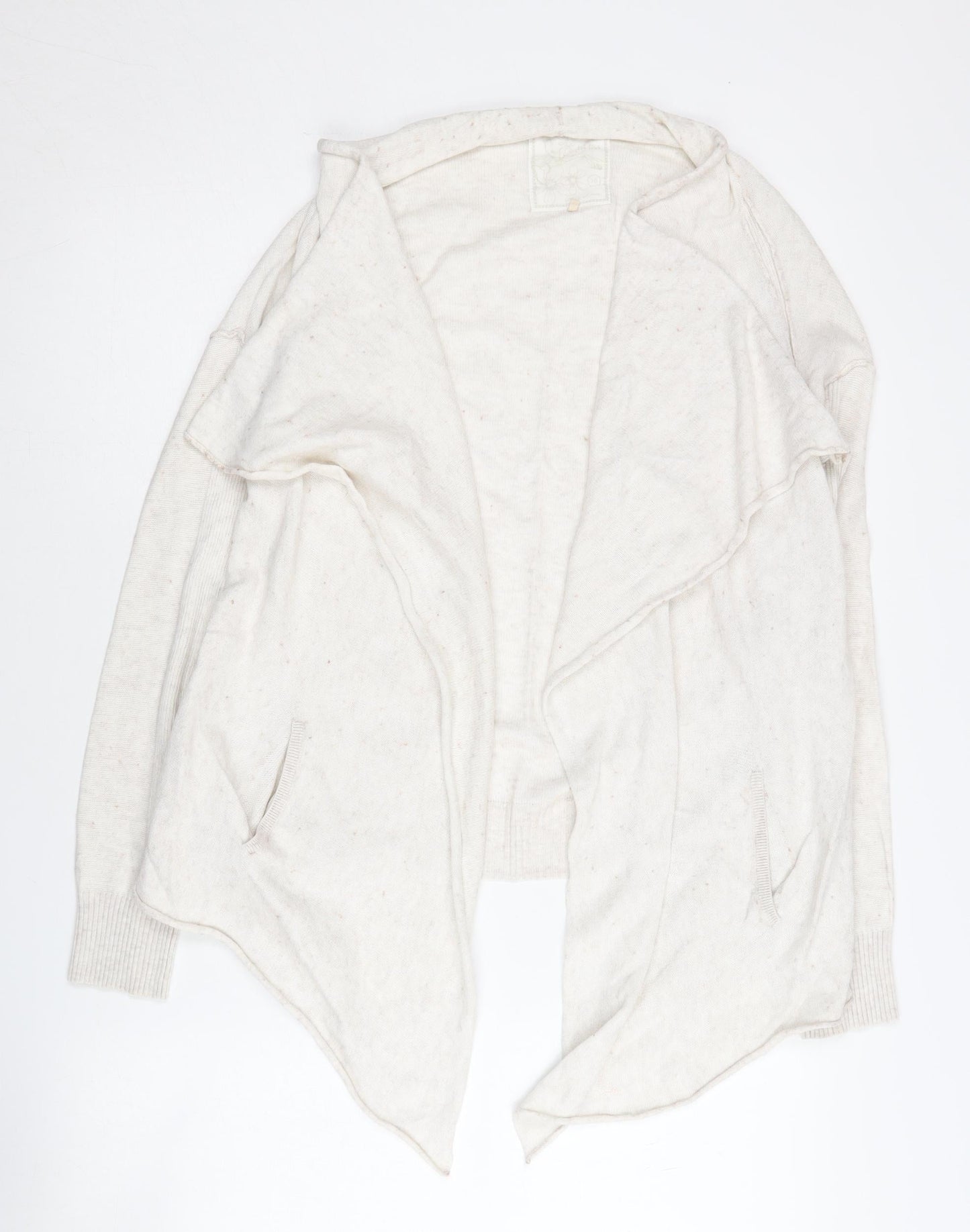 Womens UK Size 10 Fat Face Ivory Cardigan Jumper