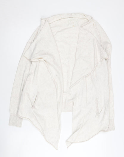 Womens UK Size 10 Fat Face Ivory Cardigan Jumper