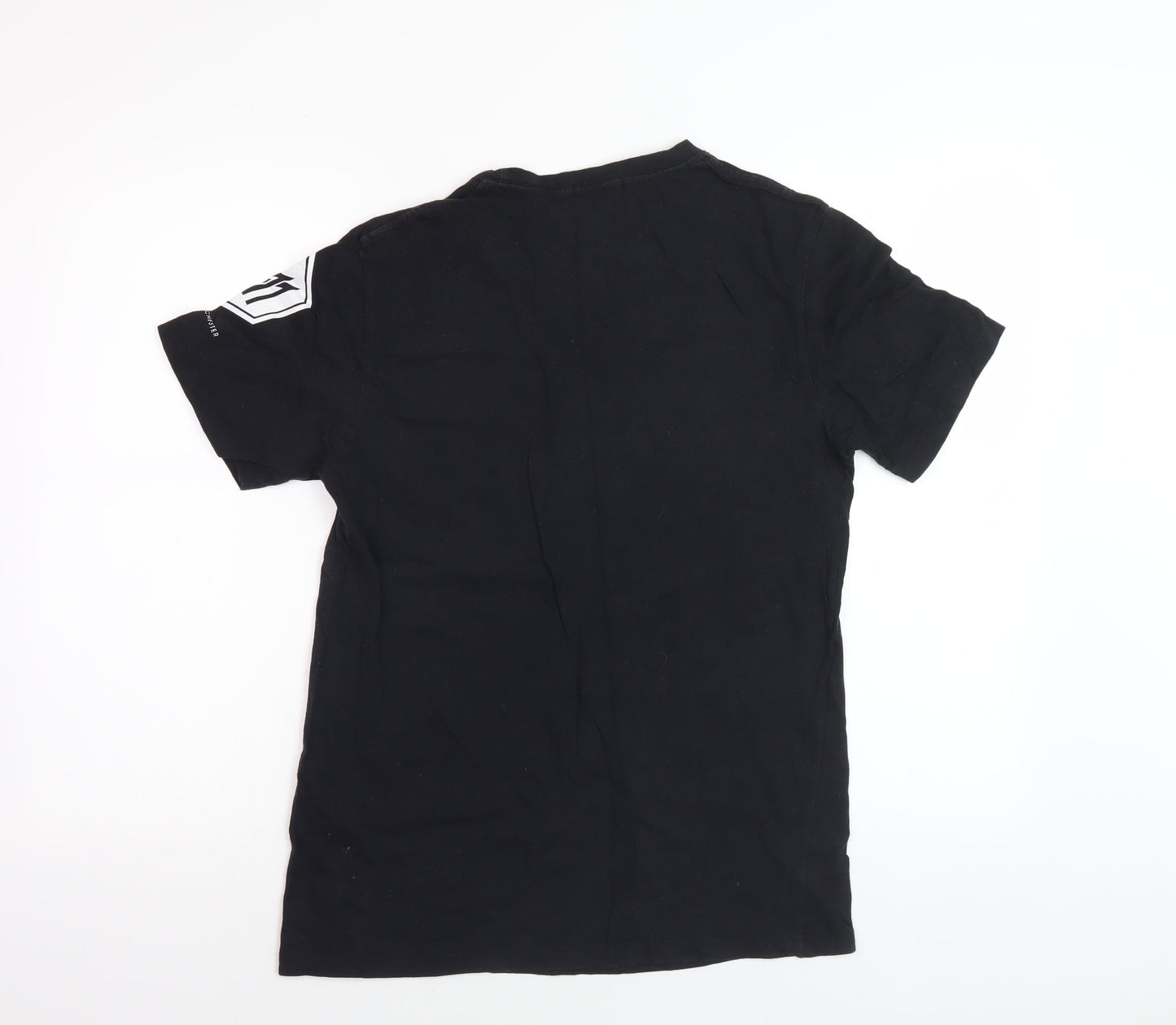 Mens UK Size S Boohoo Black  T-Shirt