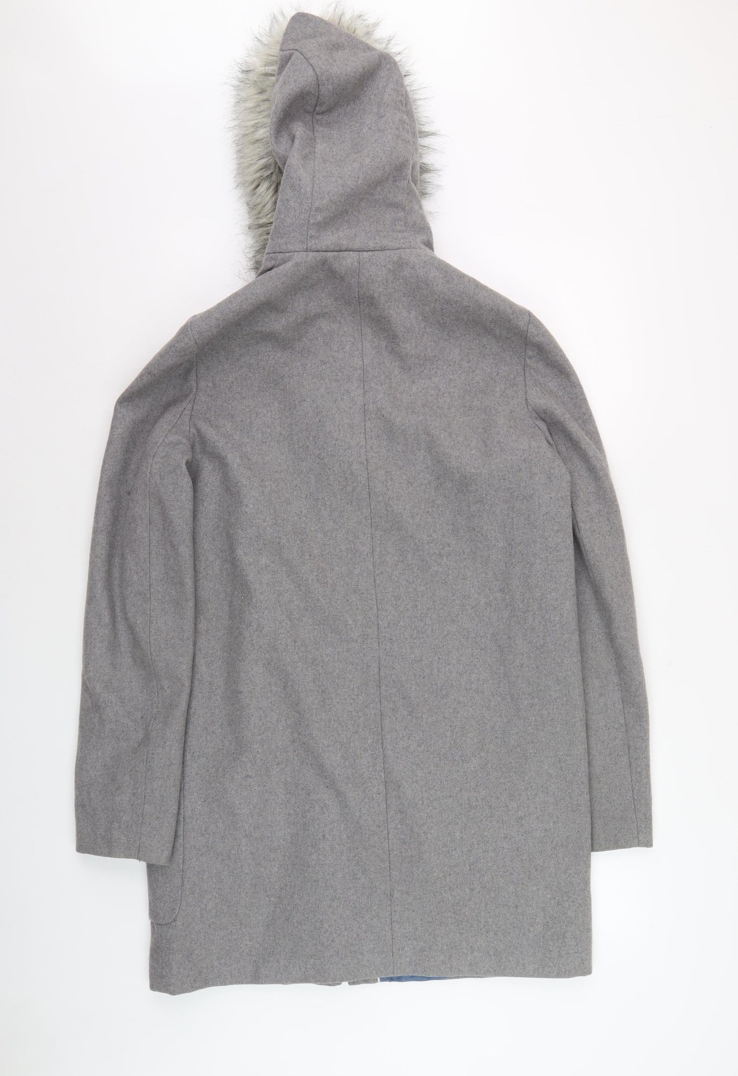 Womens UK Size 10 NEXT Grey Duffle