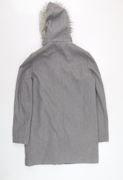 Womens UK Size 10 NEXT Grey Duffle