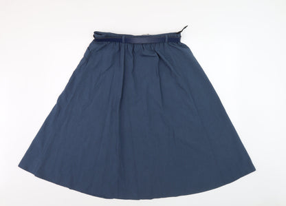 Bonmarché Women’s Blue Midi A-Line Skirt, Size 14