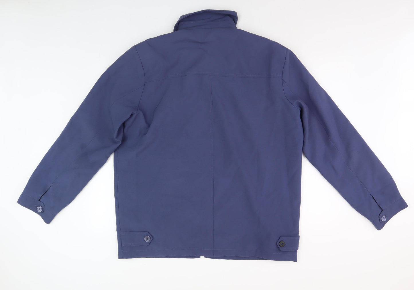 ADMÉ Men's Blue Basic Jacket, Size L, Cotton Blend