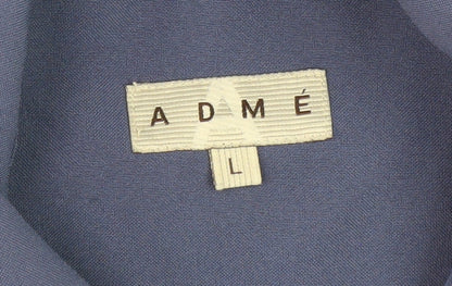 ADMÉ Men's Blue Basic Jacket, Size L, Cotton Blend