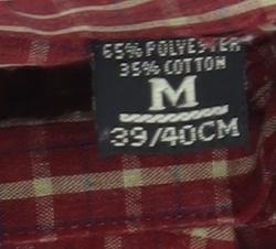Midway Men's Red Check Classic Fit Shirt, M