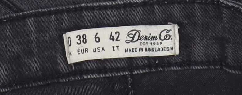Denim Co. Women's Black Skinny Jeans Size 10