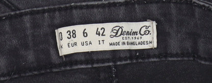 Denim Co. Women's Black Skinny Jeans Size 10