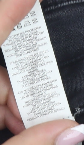 Denim Co. Women's Black Skinny Jeans Size 10