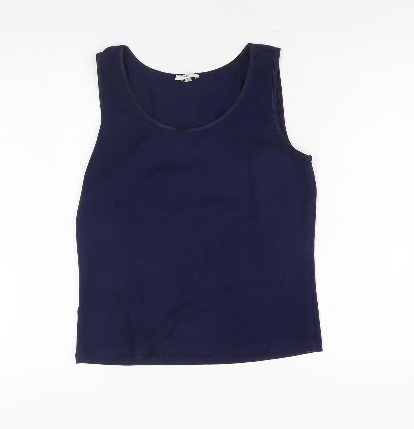 Womens UK Size M CC Blue Basic Tank