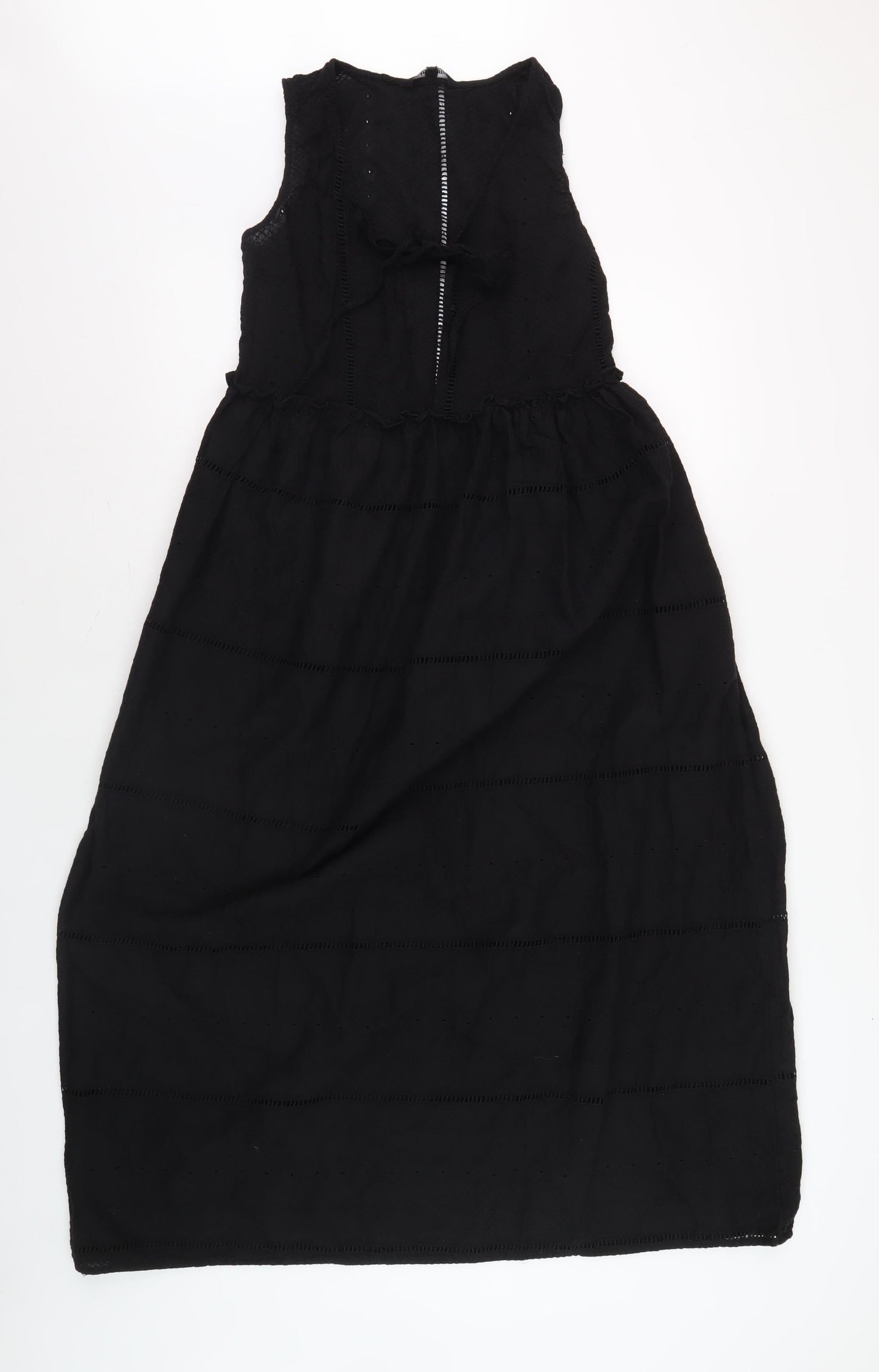 Debenhams Women's Black Sleeveless Cotton Dress