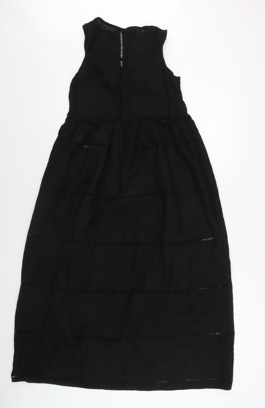 Debenhams Women's Black Sleeveless Cotton Dress