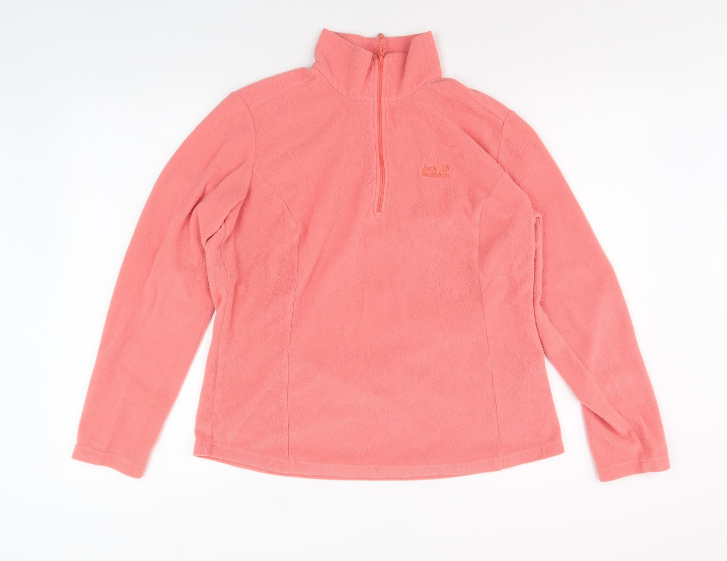 Womens UK Size XL Jack Wolfskin Pink Pullover Sweatshirt