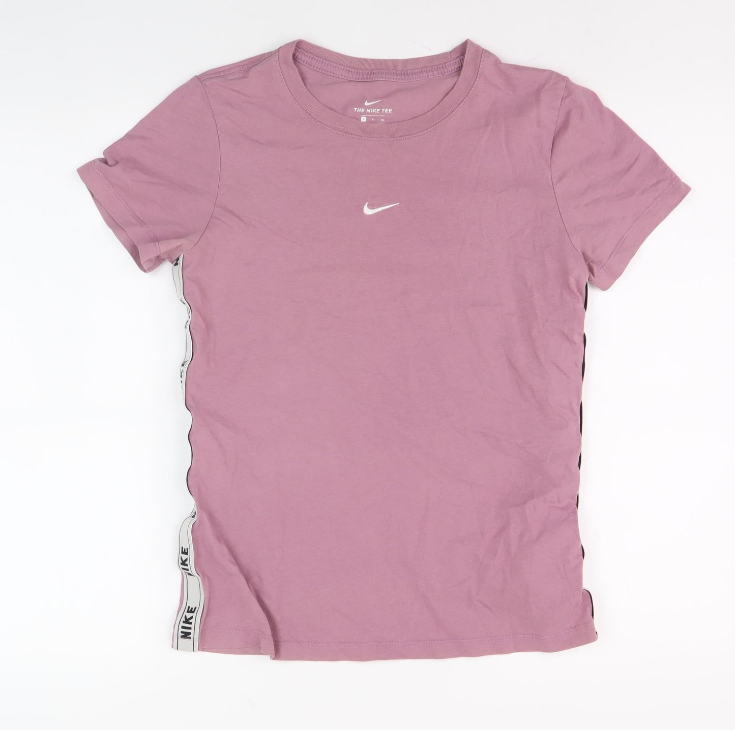 Nike Unisex Pink Crew Neck Short Sleeve T-Shirt Small