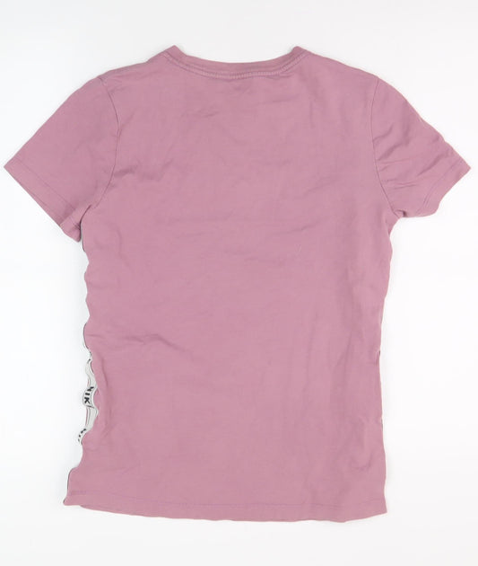 Nike Unisex Pink Crew Neck Short Sleeve T-Shirt Small