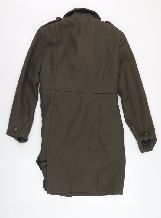 French Connection Women's Green Pea Coat, Size 8