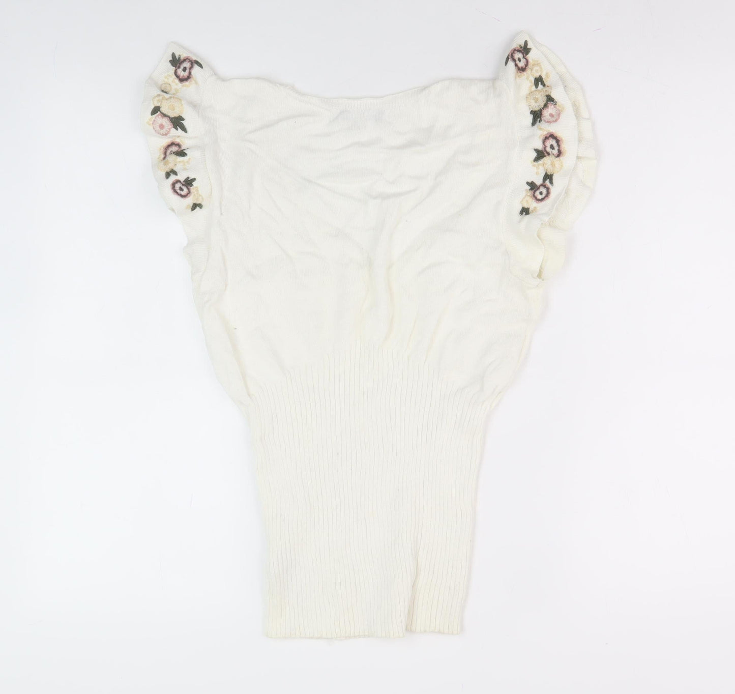 Womens UK Size 12 NEXT White Basic Blouse