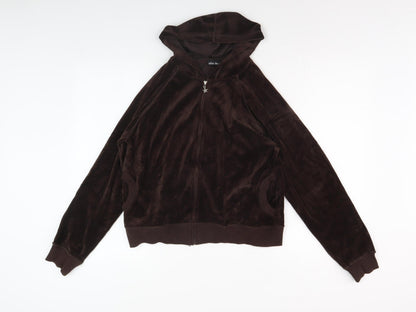 Womens UK Size 12/14 ellie louise Brown Basic Jacket