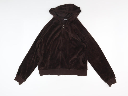 Womens UK Size 12/14 ellie louise Brown Basic Jacket