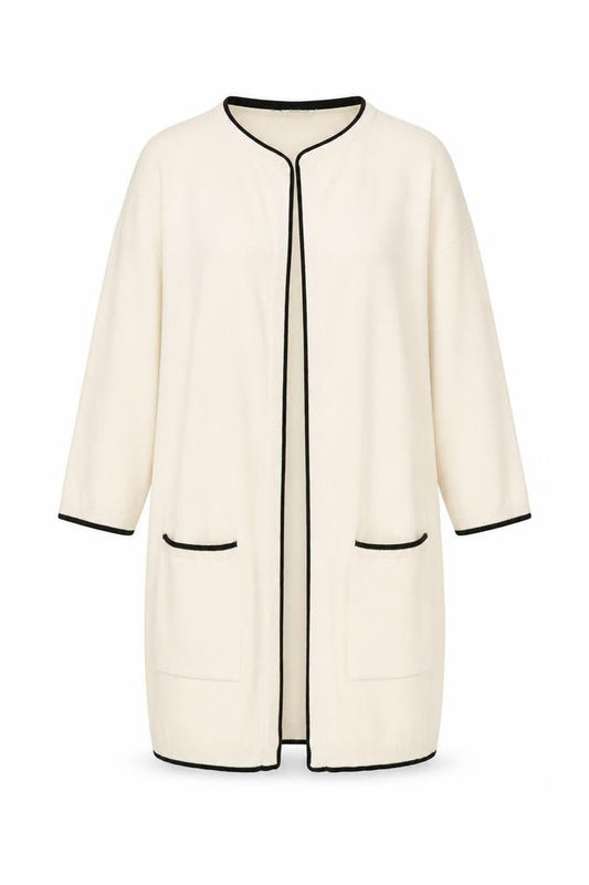 Womens UK Size S ESMARA Ivory Cardigan Jumper