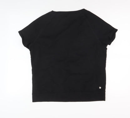 Puma Men's Black L Crew Neck T-Shirt Cotton Blend