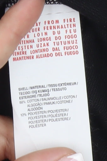 Puma Men's Black L Crew Neck T-Shirt Cotton Blend