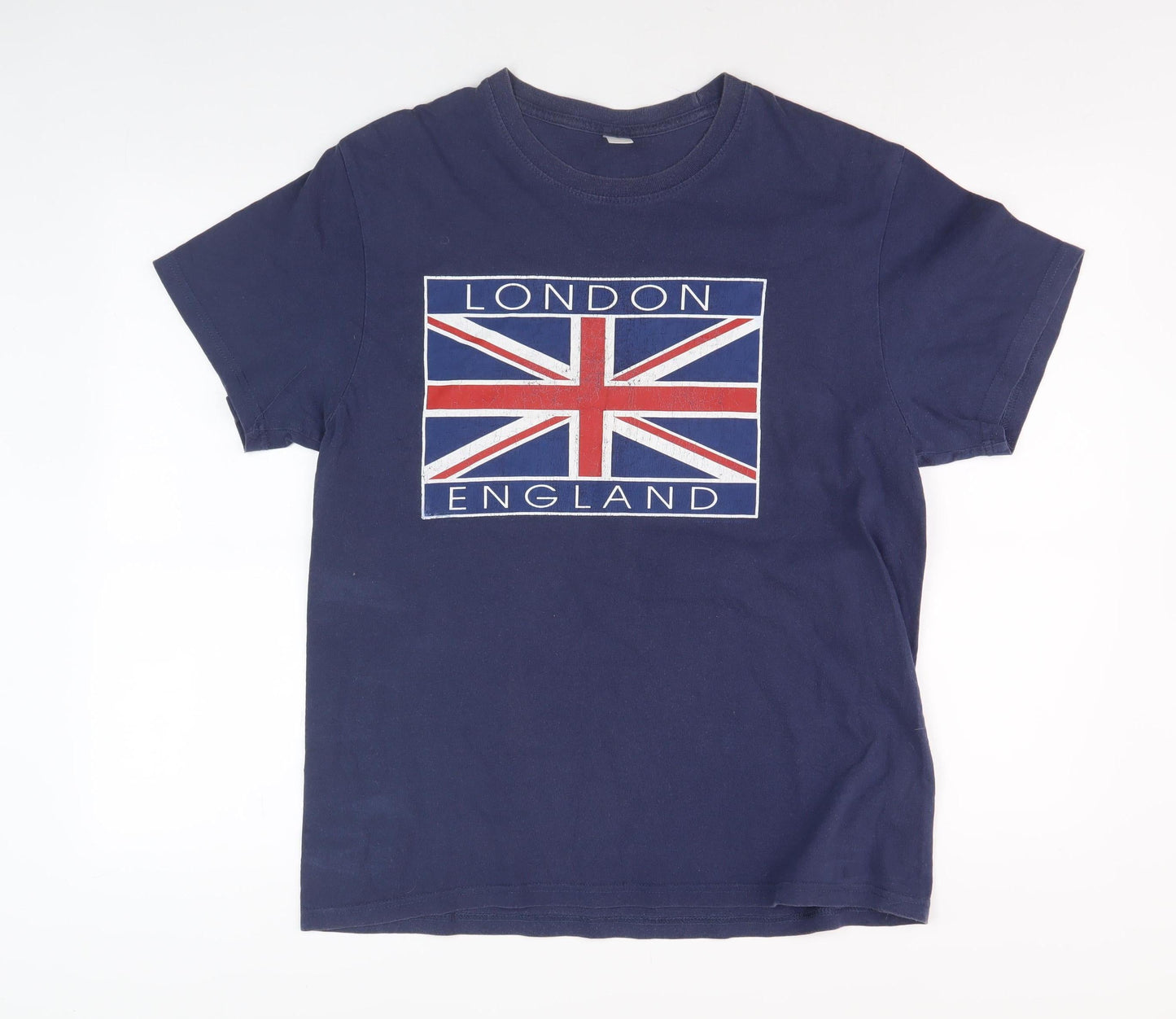 Mens UK Size L Club Blue  T-Shirt