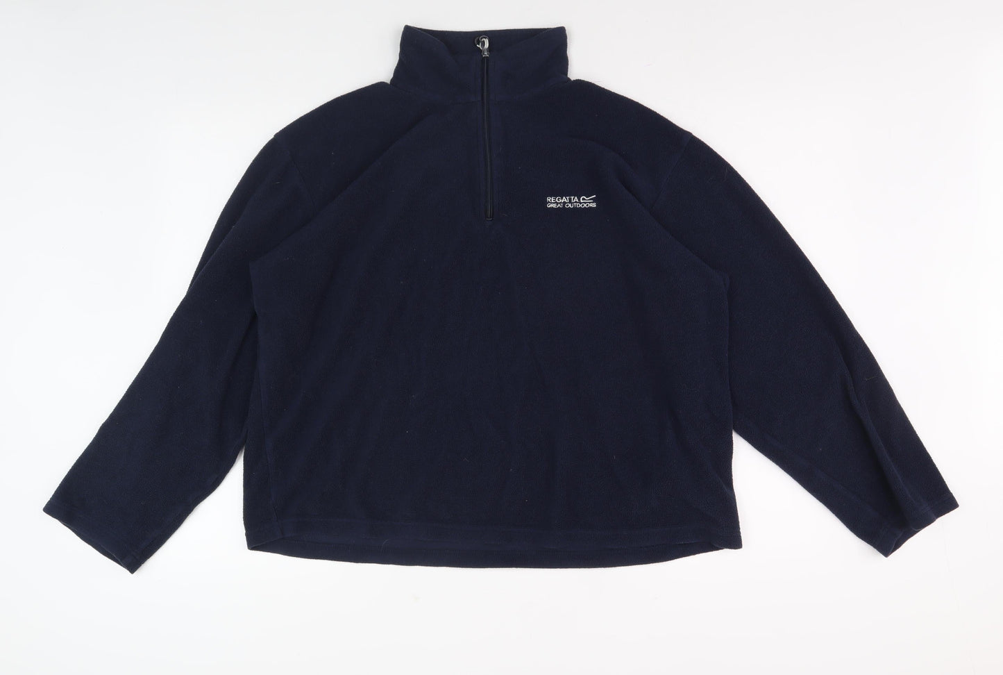Mens UK Size XL Regatta Blue 1/4 Zip Sweatshirt