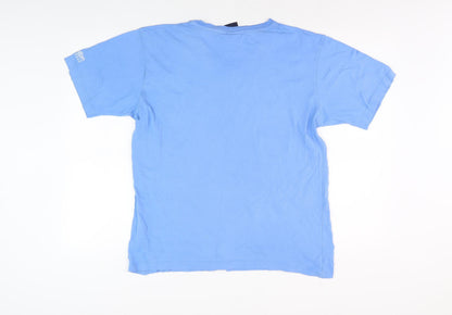 Mens UK Size S Cotton Traders Blue  T-Shirt