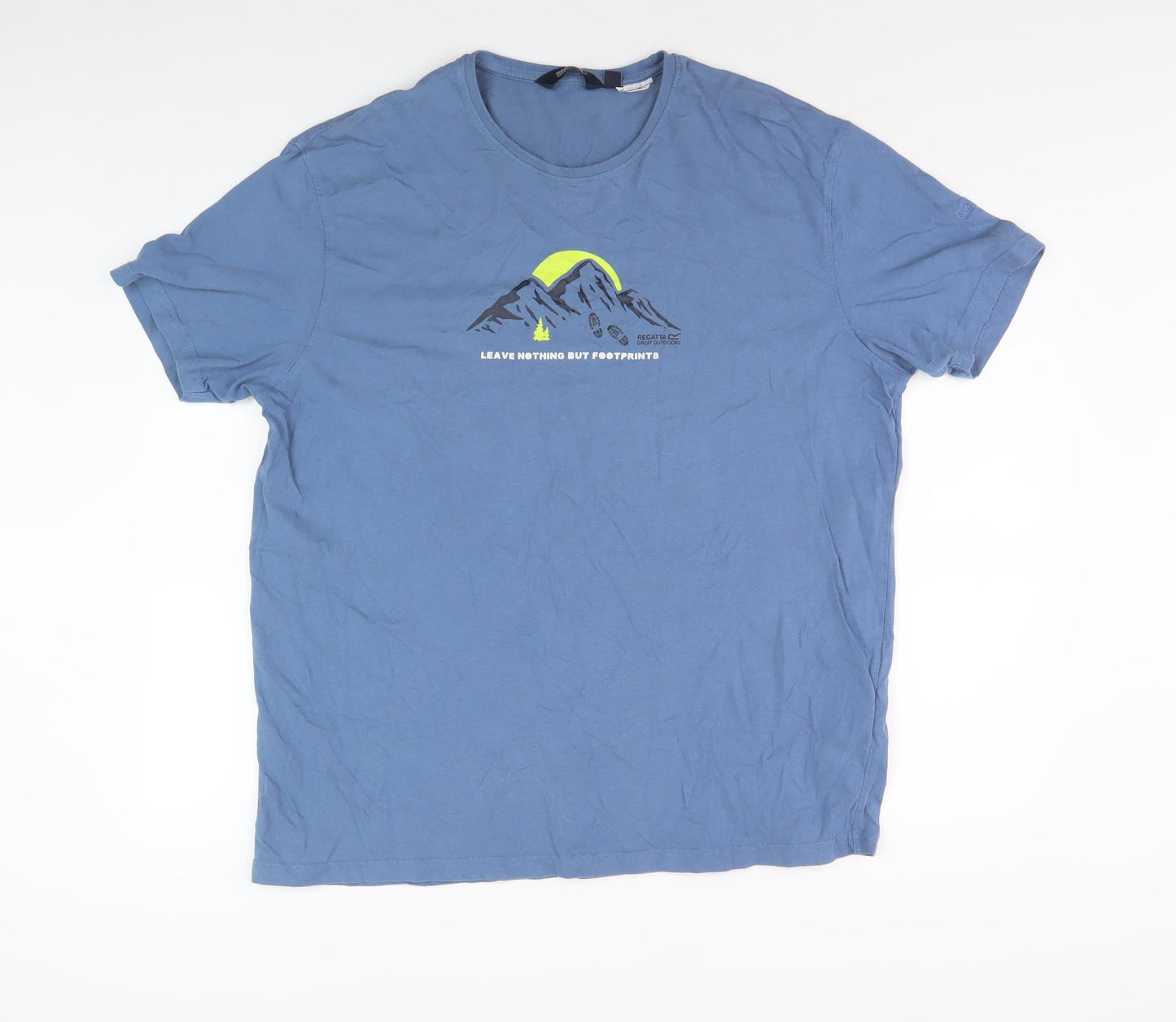 Regatta Men's Blue Graphic Outdoor T-Shirt 2XL