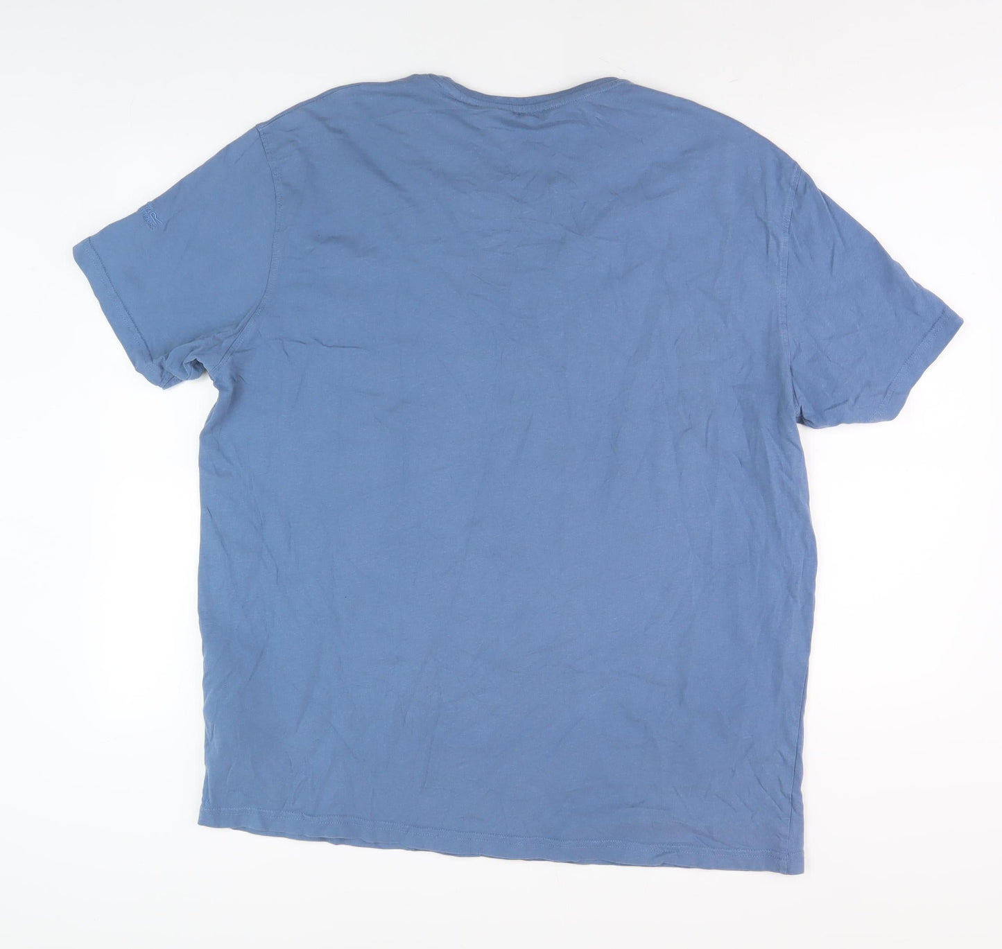 Regatta Men's Blue Graphic Outdoor T-Shirt 2XL