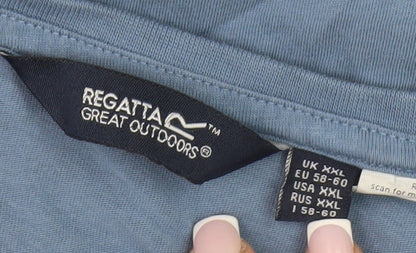 Regatta Men's Blue Graphic Outdoor T-Shirt 2XL