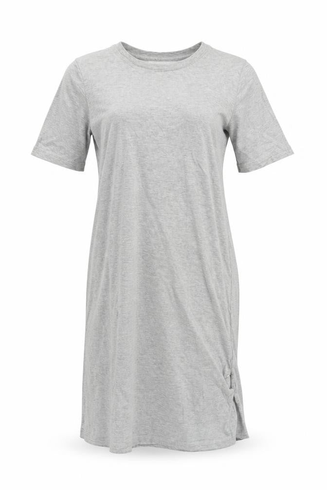 Brave Soul Women's Grey T-Shirt Dress XS