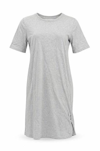 Brave Soul Women's Grey T-Shirt Dress XS