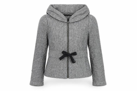 Womens UK Size S Zara Grey Basic Jacket