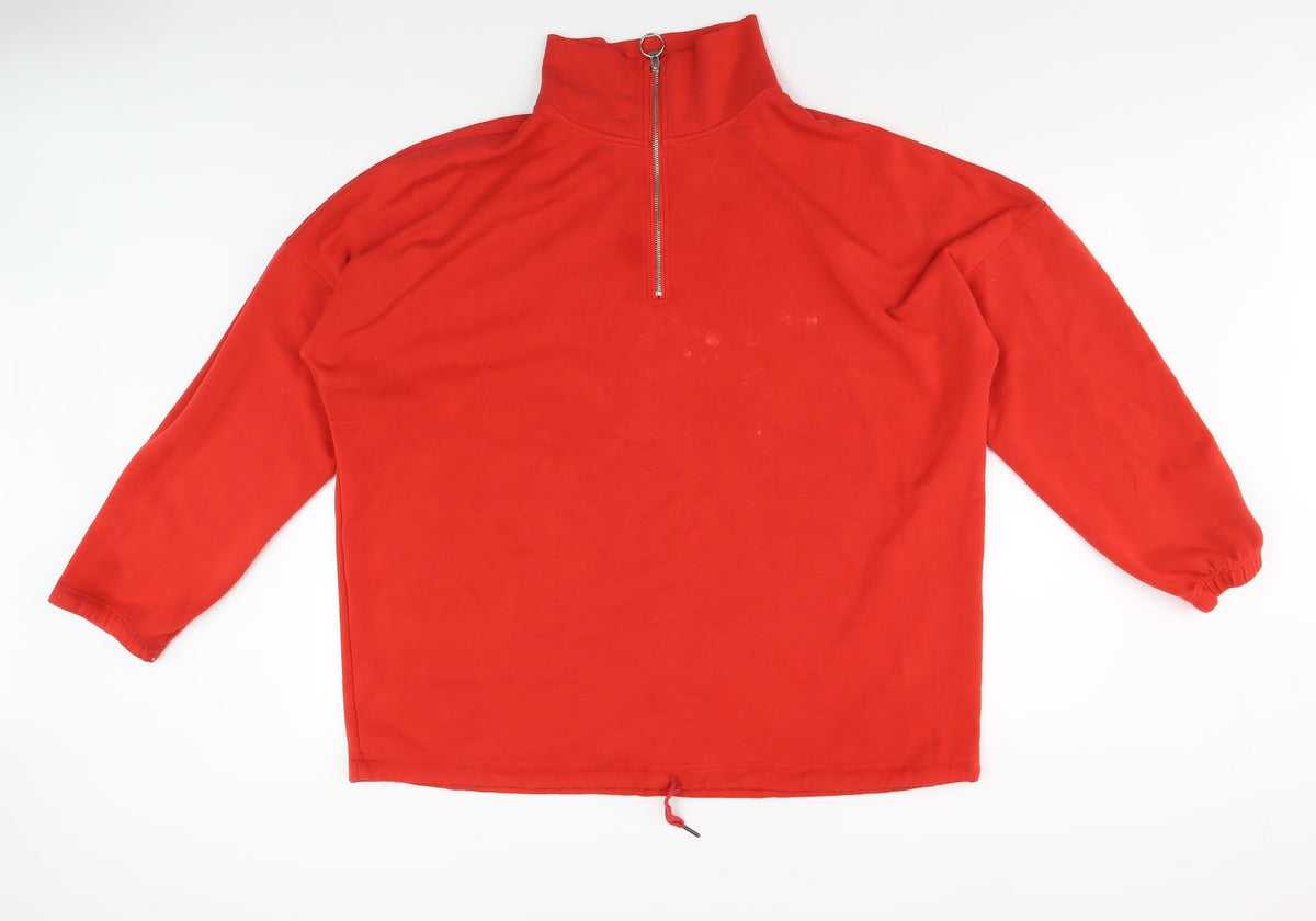 Womens UK Size XL NEXT Red Full Zip
