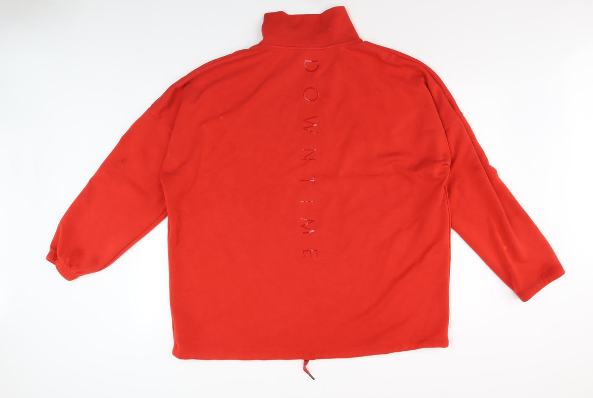 Womens UK Size XL NEXT Red Full Zip