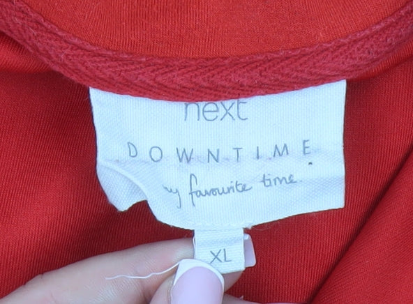 Womens UK Size XL NEXT Red Full Zip