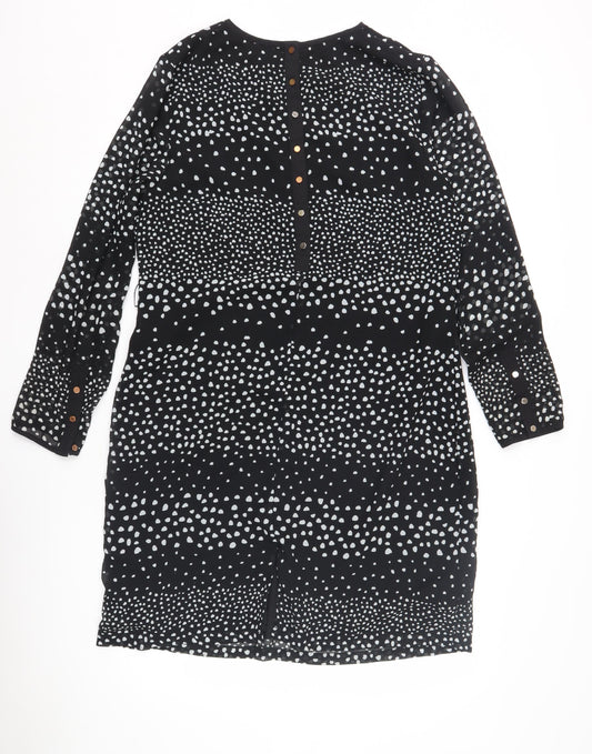 Sosandar Women's Black Polka Dot Dress Size 14