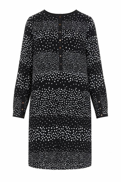 Sosandar Women's Black Polka Dot Dress Size 14