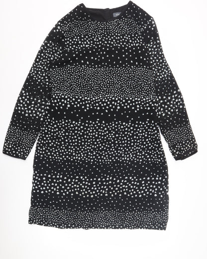 Sosandar Women's Black Polka Dot Dress Size 14