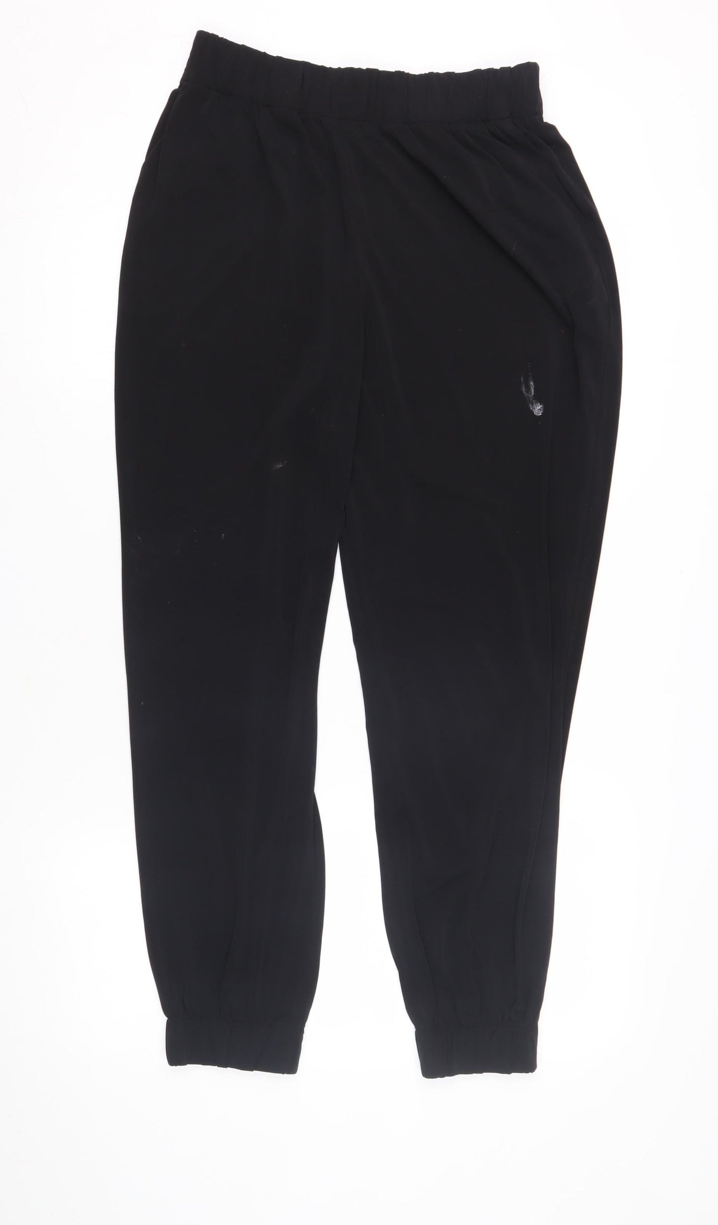 Womens UK Size M Zara  Casual Black Trousers