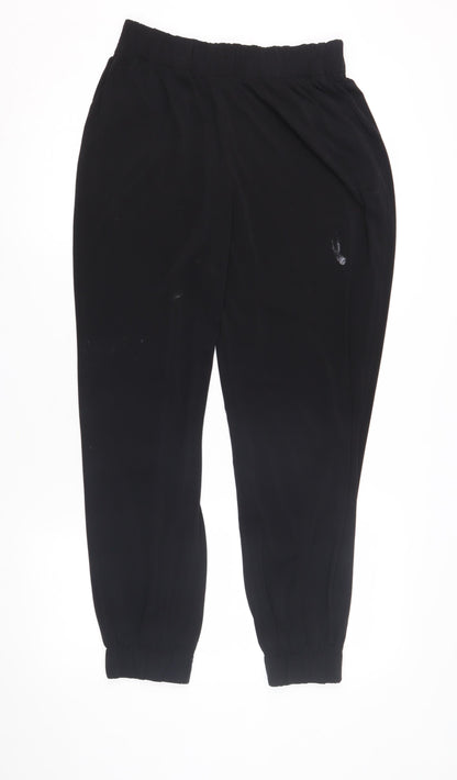 Womens UK Size M Zara  Casual Black Trousers