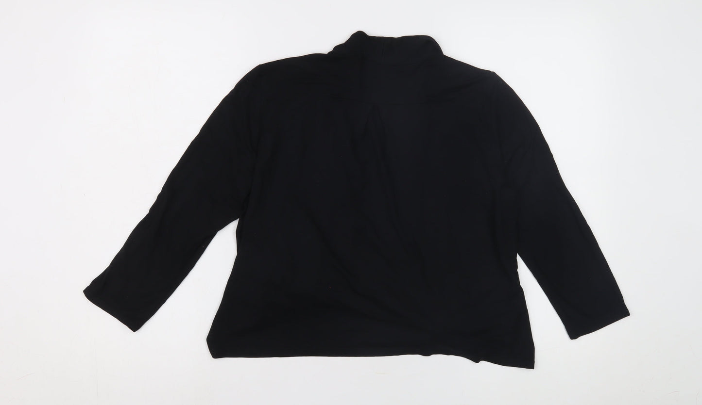 Womens UK Size M Wallis Black Basic Jacket
