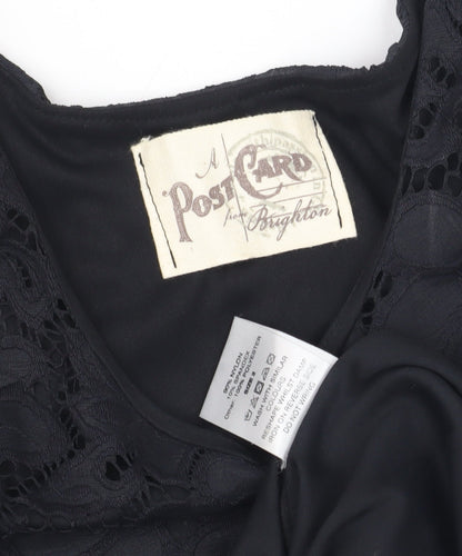 A Postcard from Brighton Women's Black Lace Dress